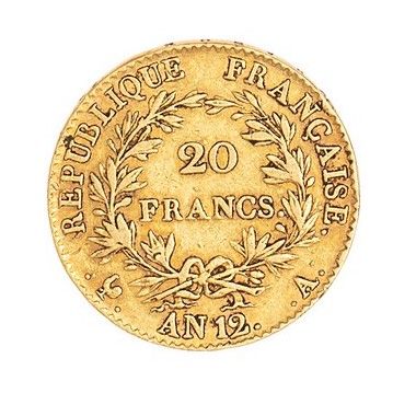 null CONSULAT 

20 francs gold year 12 Paris

The Franc : 510. 

VG.