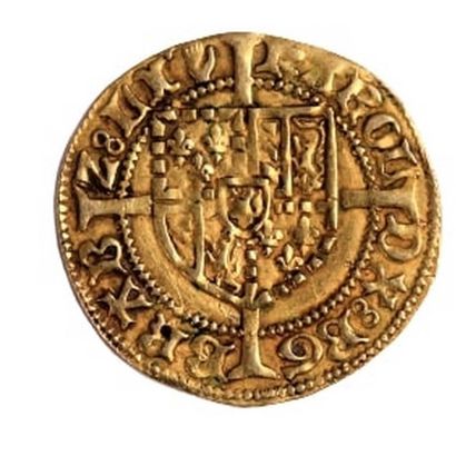 null BRABANT - Charles the Bold (1467-1477)

Gold florin of Burgundy with the Saint-André...