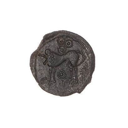 null Soissons region. Bronze with Janiform head (50-40 B.C.)

D.T. 563.

Very beautiful...