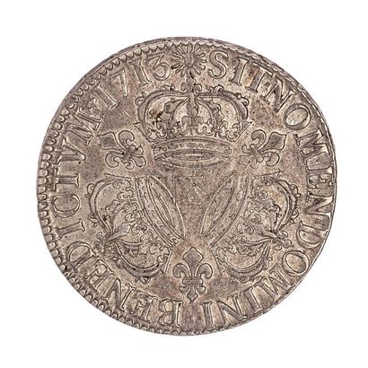 null Louis XIV (1643-1715)

Ecu aux 3 couronnes 1713 X. 

Dup. : 1568. 

TTB. 

Provient...