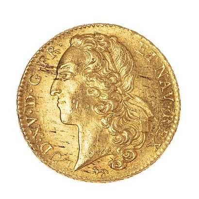 null Louis XV (1715-1774)

Double Louis d'or au bandeau 1744 Paris. 

Dup. : 1642....