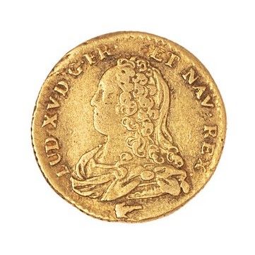 null Louis XV (1715-1774)

Half gold louis with glasses 1730 X. 

Dup. : 1641. 

TTB....