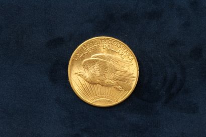 null 1 pièce en or de 20 dollars "Saint Gaudens double Eagle" 1914 (San Francisco).

TB...