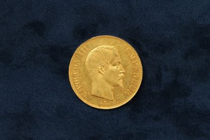 null 1 pièce en or de 100 Francs Napoléon III tête nue 1858 A

TB à TTB

Poids :...