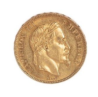 null NAPOLEON III

100 francs gold type laurel 1869 Paris. 

The Franc : 551-12

TTB...