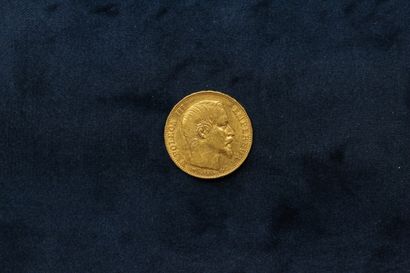 null OB 20 francs gold Napoleon III bare head 1856 A

Weight : 6.42 g.