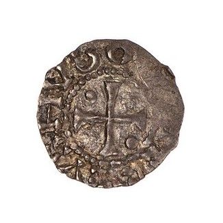 null THE CAPETIANS 

Beauvais - Hugues Capet (987-996)

Obolus minted outside the...