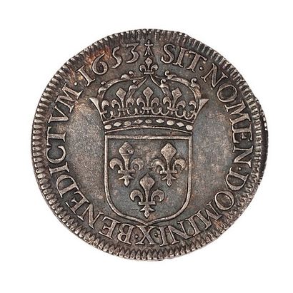 null Louis XIV (1643-1715)

Half shield with long fuse 1653 X.

Dup. : 1470. 

SUP....