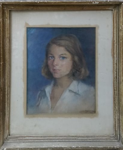 null PUGNAIRE Jean Joseph (1882-1966)

Portrait de jeune femme, 1947

Pastel signé...