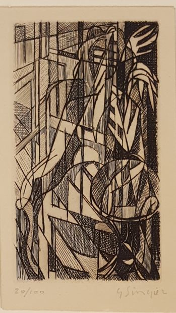 null SINGIER Gustave (1909-1984)

Composition

Eau-forte, signée en bas à droite,...