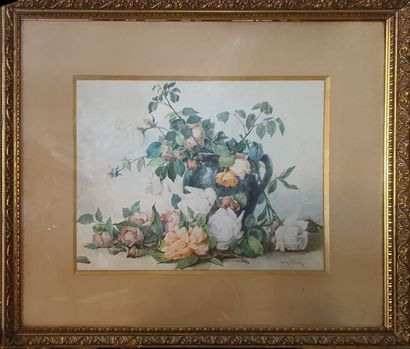null COLIN - LIBOUR Uranie Alphonsine (1833-1916)

Fleurs

Trois aquarelles, chaque...