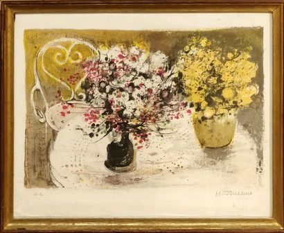 null JOUENNE Michel (né en 1933)

bouquets de fleurs à la table de jardin

lithographie...