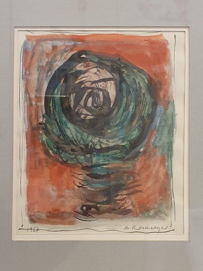 null RAMSEYER André (1914-2007)

composition rouge, 1967

Aquarelle et encre, daté...