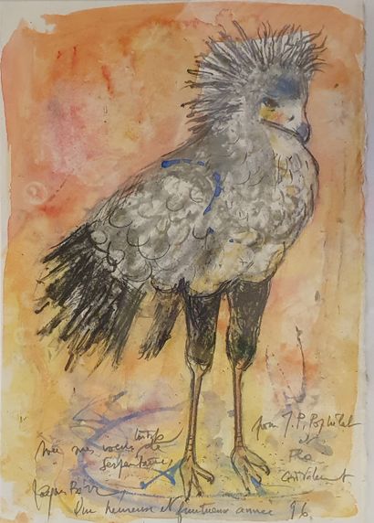 null BIRR Jacques (né en 1920)

oiseau

Aquarelle sur papier, signée en bas à gauche,...