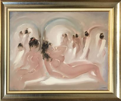 null CHAOUI Salah (1944-)

Le hamam 

huile sur toile signée en bas à droite 

73...