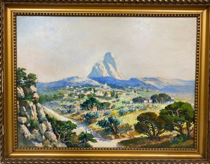 null AUDIBERT, XXe siècle

Vue sur la Sainte Victoire

huile sur panneau, signé en...