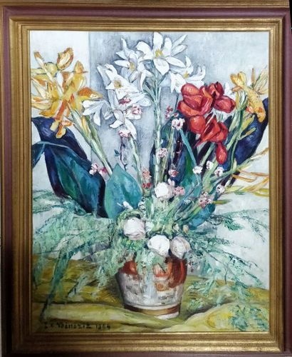 null BENEZIT Emmanuel-Charles (1887-1975)

Bouquet de fleurs, 1964

huile sur toile...