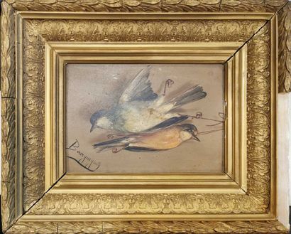 null BOURGUIGNON Maurice Jean (1877-1925)

Oiseaux morts

Deux huiles sur papier...