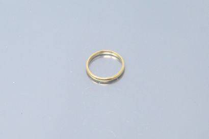 null Wedding ring in 18k (750) yellow gold. 

Finger size : 54.5 - Weight : 2.71...