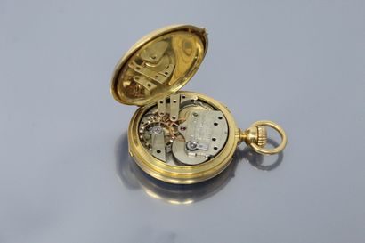 null LEROY & FILS

Yellow gold 18K (750) watch, white enamelled dial (accidents),...