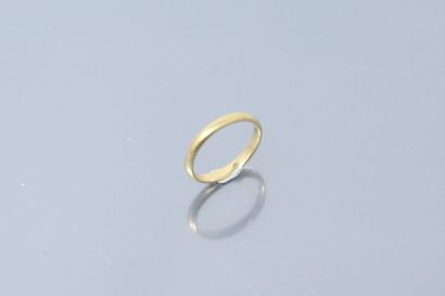 null Wedding ring in 18k (750) yellow gold. 

Finger size : 54.5 - Weight : 2.71...