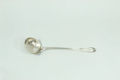 null Silver ladle. 

Weight : 214 g.