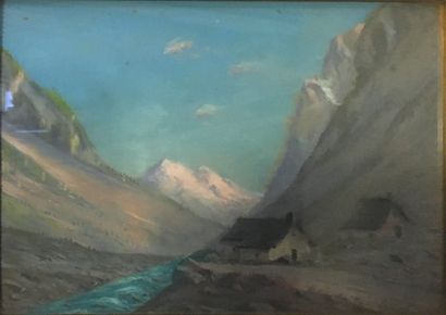 null GIROUD Jospeh (XIX-XXth)

Oisans coming from the Berarde - Sunset, 1936-1937

Pastels...