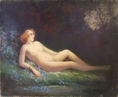 null SORLAIN Jean (1859-1942) [Paul Denarié said]

Nude allangui, 

Oil on canvas...
