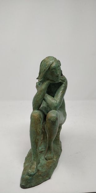 null SECCHI (XX-XXIeme)

Femme assise, 83

Bronze à patine verte, sur le coté : SECCHI...
