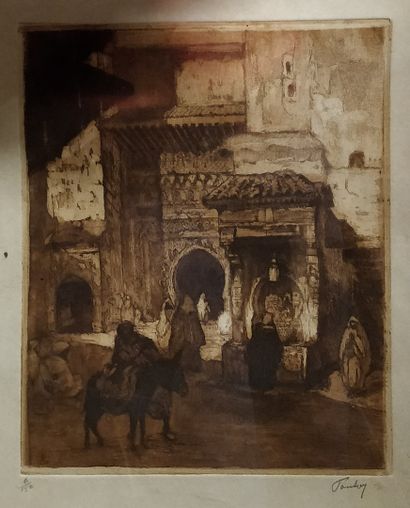 null PONTOY Henri (1888-1968)

Mezzanine Fountain in Fez 

Etching, signed lower...