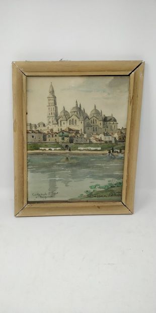 null Robert DESSALES-QUENTIN (1885-1958)

View of the Saint Front Cathedral in Périgueux...