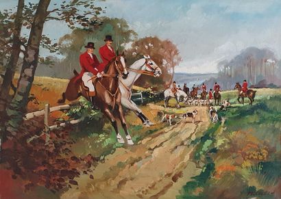 null FALCUCCI Robert, 1900-1989

Hunting with hounds

oil on canvas (restorations...