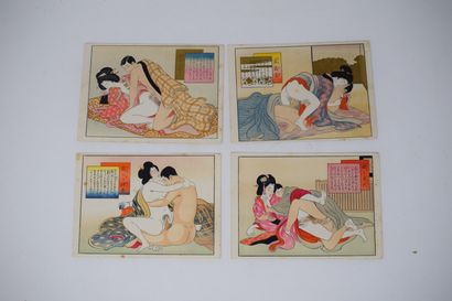 null JAPON, 1900

Huit estampes érotiques dans le goût du XVIIIe