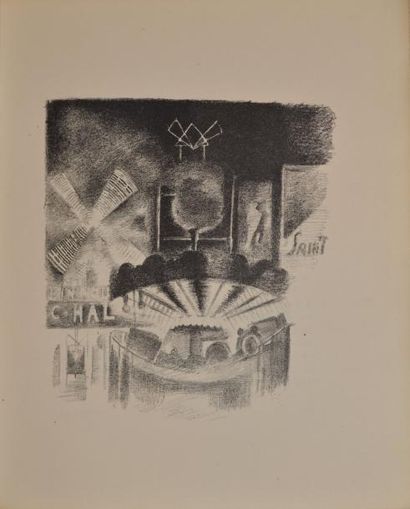 DELAUNAY Robert, 1885-1941 ALLO! PARIS! Livre de Joseph DELTEIL illustré de vingt...