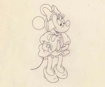 null FIRST AIDERS - Studio Walt Disney, 1944. Dessin d'animation de Minnie. 25,4...