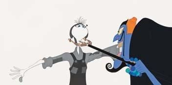 null THE THIEF AND THE COBBLER Réalisation : Richard Williams. Trois cellulo originaux...