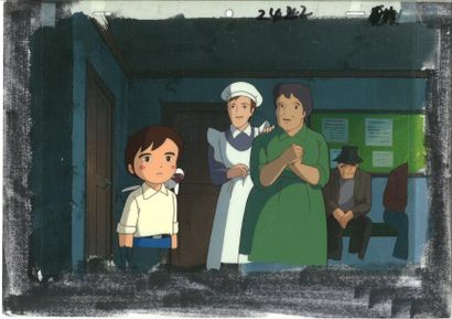 null MARCO d'Isao Takahata Nippon Animation, 1999 (deuxième série). Cellulo de Marco...