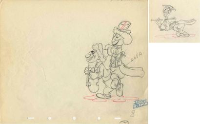 null MOTHER GOOSE GOES HOLLYWOOD Studio Walt Disney, 1938. Deux dessins d'animation...