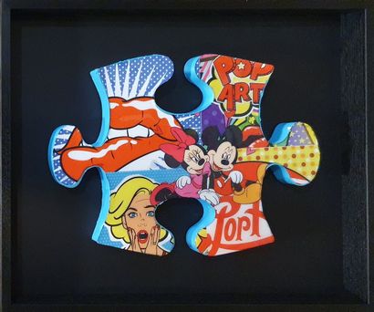null SNEAK (born 1979)

Pop, 2021

acrylic and collage on a block of resin in the...