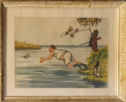 null O'KLEIN [Arthur Boris KLEIN dit]

Le chasseur à l'eau

Deux aquarelles signée...