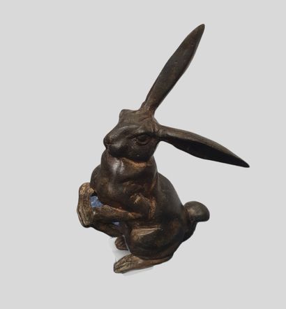 null CHENET Pierre (20th century)

hare

bronze with brownish brown patina, stamp...