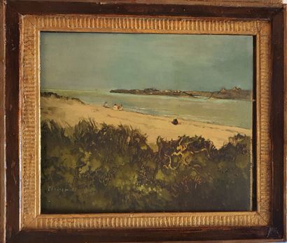 null CLAIRET (XXth)

Edge of a river in Brittany, 1966

Oil on isorel, signed and...