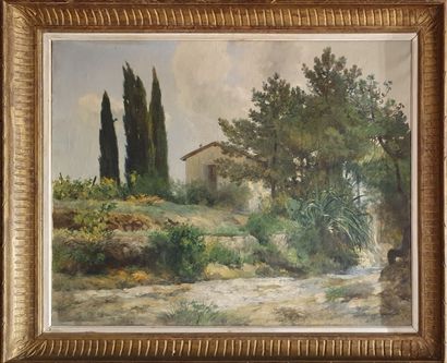null LAURENT GSELL Lucien (1860-1944)

Paysage du sud 

Huile sur toile signée en...