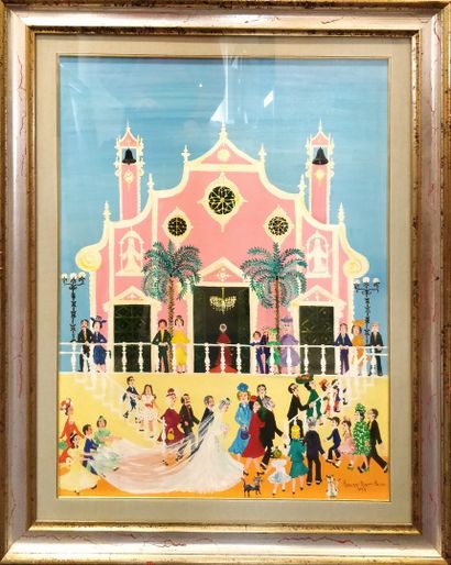 null PIAZZA Rosanna Musotto (born 1929)

The wedding,1974

oil on canvas, signed...