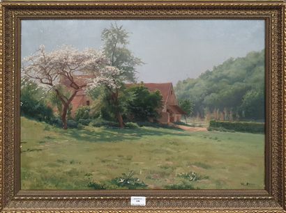 null PRELL Walter (1857-1936)

Vue de campagne anglaise, 

Huile sur toile signée...