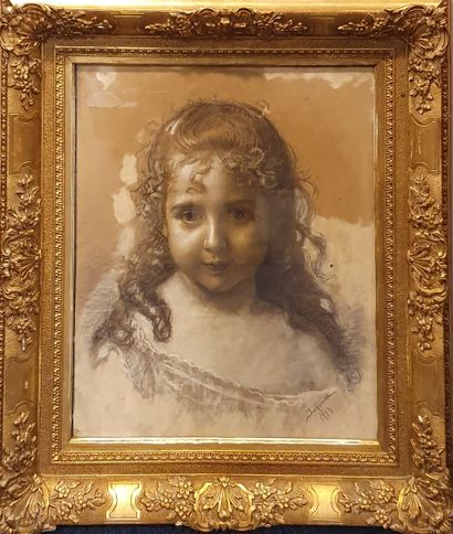 null INGOMAR Ignaz Frankel (1838-1924)

Portrait of a Young Girl, 1883

Grease pencil...