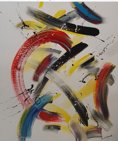 null STERVINOU Michaël (born in 1982)

Therapy n°7, 2020

Painting on canvas signed...