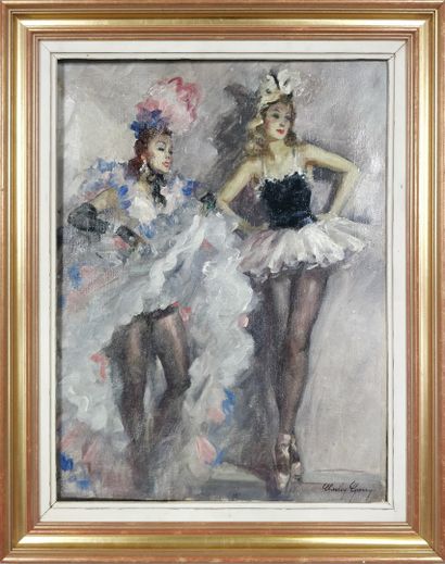 null GARY Charley (1891-1973)

Deux danseuses, 

Huile sur toile signée en bas droite,...