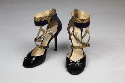 JIMMY CHOO 
 
Pair of high-heeled sandals...