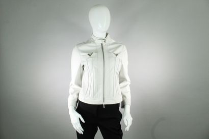 VALENTINO R.E.D. 
 
White leather jacket...